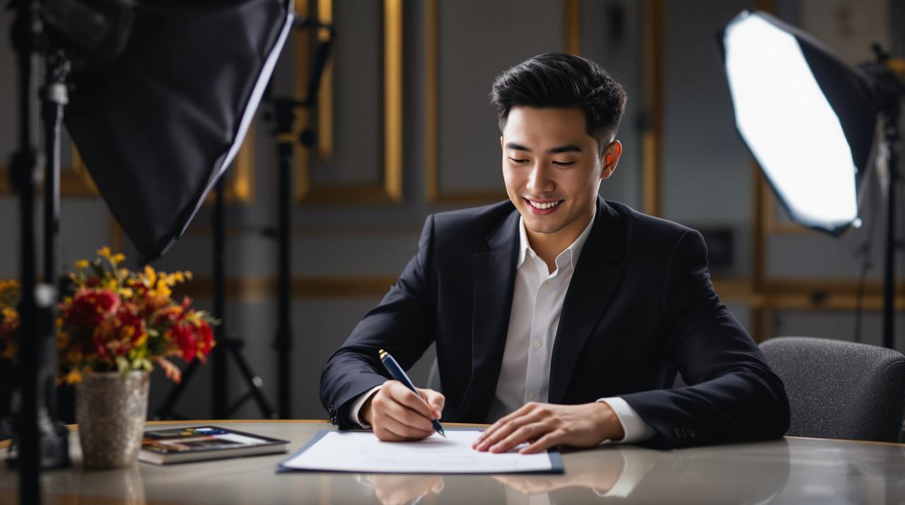 新生代演员苏晨正式签约光棍影院,开启全新艺术征程